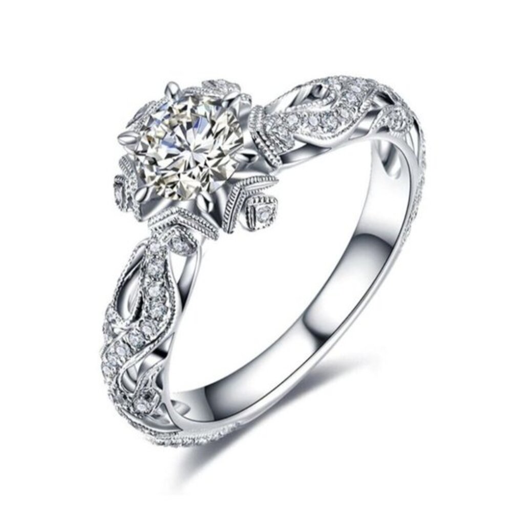 White Gold Engagement Ring